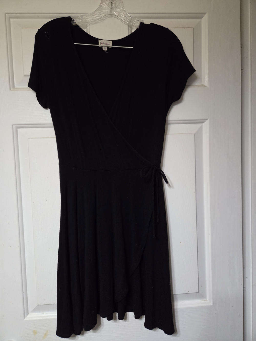 Rolla Coster Black Wrap Mini Dress